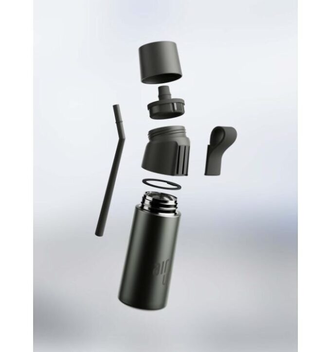 Gen 2 Steel Flasker Dusky Obsidian