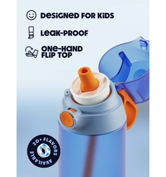 Sipper Flasker Dolphin Blue
